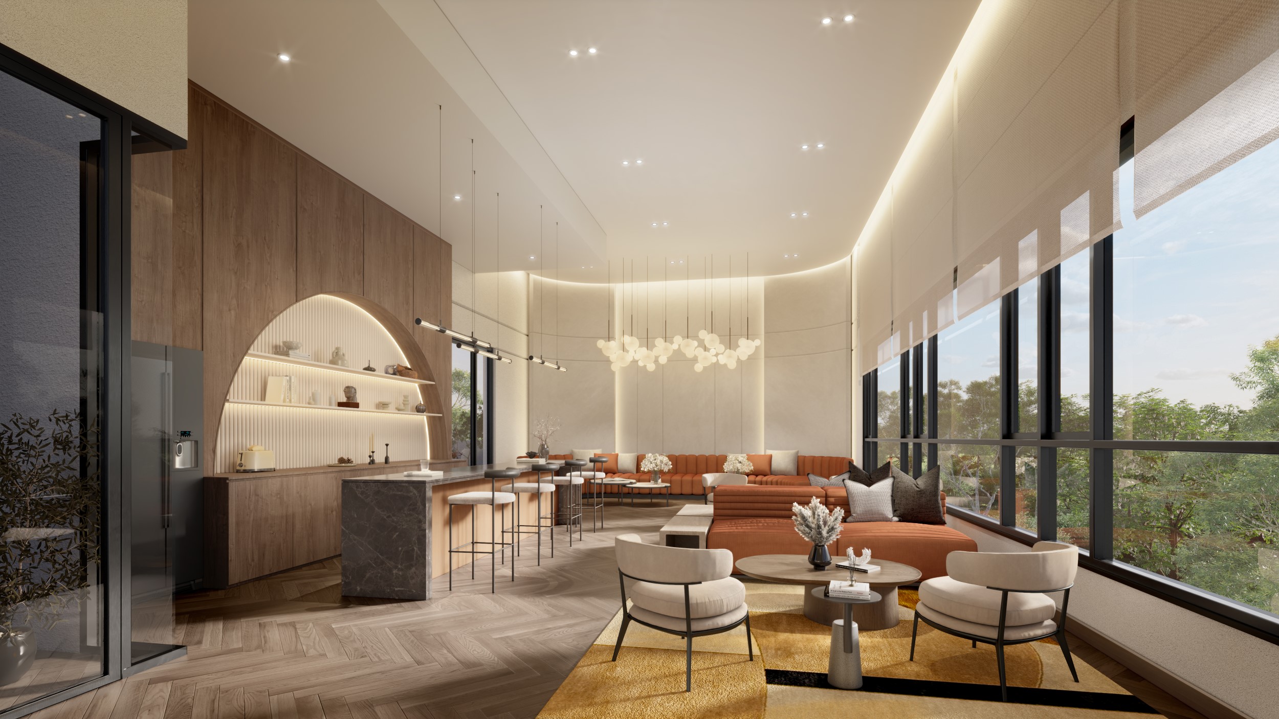 Solvani - พื้นที่ Lounge Clubhouse