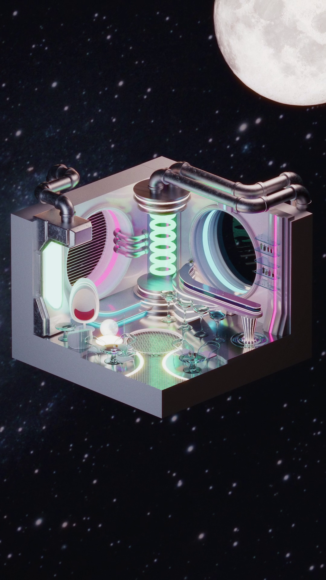 Isometric Miniature Room 3D animation cover